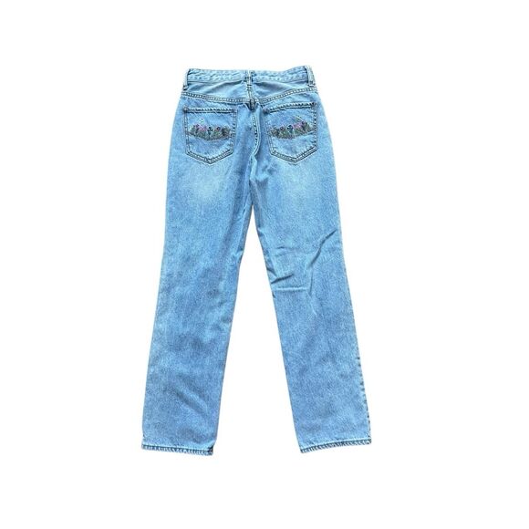 S.O.N.G. Timeless Fit Embroidered Straight-Leg Jeans – Size 5/27 - Picture 1 of 7